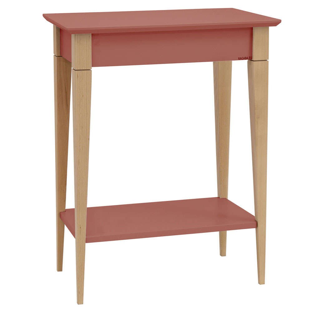 Κονσόλα Mimo S MIMOCSBE16 65x35x74cm Dark Coral-Beech