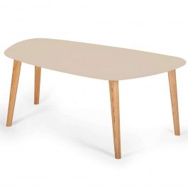 Coffee Table Endocarp ENDOCARPCT4 110x66x45cm Beige BEIGE
