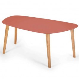 Coffee Table Endocarp ENDOCARPCT16 110x66x45cm Dark Coral CORAL