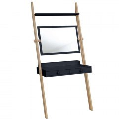 Τουαλέτα Με Καθρέπτη Leno LENOT3 79x49x183cm Graphite