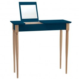 Τουαλέτα Με Καθρέπτη Mamo S MAMOTSBE14 65x35x74cm Petrol Blue-Beech PETROL