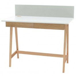 Office Luka LUKA2DOFASH1 110x50x75cm Natural-White WHITE