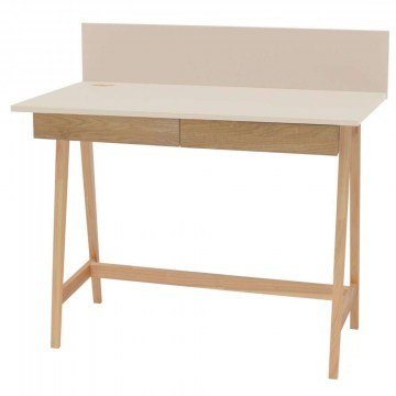 Office Luka LUKA2DOFASH4 110x50x75cm Natural-Beige