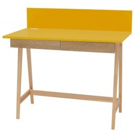 Office Luka LUKA2DOFASH5 110x50x75cm Natural-Yellow YELLOW