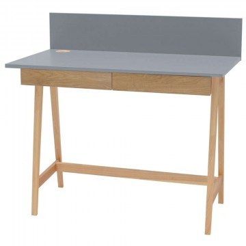 Office Luka LUKA2DOFASH6 110x50x75cm Natural-Concrete