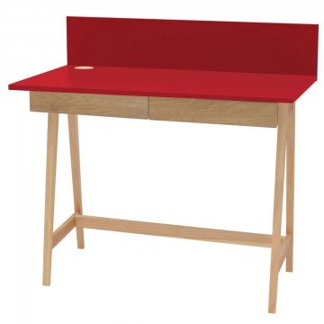 Office Luka LUKA2DOFASH12 110x50x75cm Natural-Red