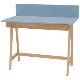 Office Luka LUKA2DOFASH13 110x50x75cm Natural-Light Blue LIGHT BLUE