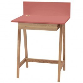 Office Luka LUKA1DOFASH16 65x50x75cm Natural-Dark Coral CORAL