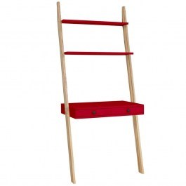 Office Ladder Leno LENOO12 79x49x183cm Red RED