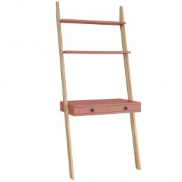Office Ladder Leno LENOO16 79x49x183cm Dark Coral CORAL