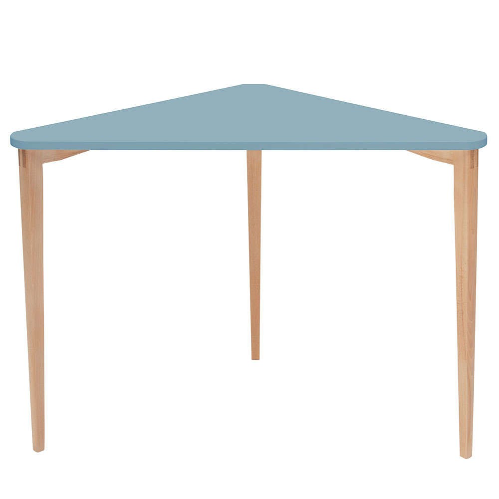 Γραφείο Γωνιακό Naja NAJAOBE13 114x85x75cm Light Blue-Beech