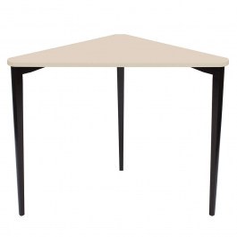 Corner Office Naja NAJAOBL4 114x85x75cm Beige-Black BEIGE
