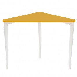 Corner Office Naja NAJAOWH5 114x85x75cm Yellow-White YELLOW