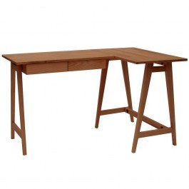 Office Luka Right Corner LUKAROFVENOAK 135x50x75cm Oak OAK