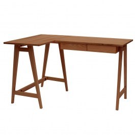 Office Luka Left Corner LUKALOFVENOAK 135x50x75cm Oak OAK