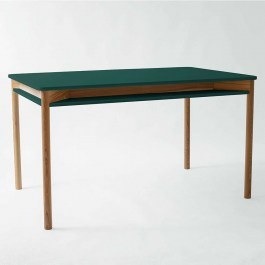 Extendable Table With Shelf Zeen ZEENEXTBE10 140x90x75/200x90x75cm Sea Green SEA GREEN