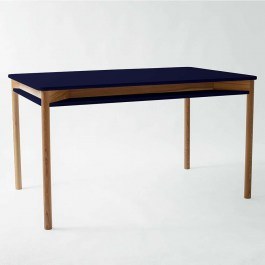 Extendable Table With Shelf Zeen ZEENEXTBE15 140x90x75/200x90x75cm Navy Blue NAVY BLUE
