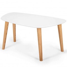 Coffee Table Endocarp M ENDOCARPCTM1 80x48x40cm White WHITE