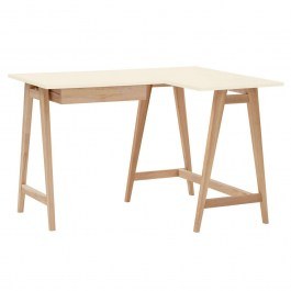 Office Luka S Right Corner LUKAROFSASH2 115x50x75cm Natural-Chalk White CHALK WHITE-NATURAL
