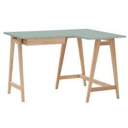 Office Luka S Right Corner LUKAROFSASH17 115x50x75cm Natural-Sage Green SAGE GREEN-NATURAL