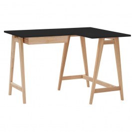 Office Luka S Right Corner LUKAROFSASHBLACK 115x50x75cm Natural-Black NATURAL-BLACK
