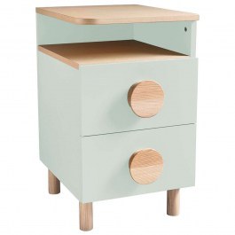 Κομοδίνο Dabi Δεξί DABIBSTR11 41x50x70cm Natural-Mint MINT