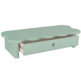 Monitor Stand With Drawer Flower FLOWERMS1D17 60x24x13cm Sage Green SAGE GREEN
