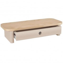 Monitor Stand With Drawer Jubi JUBIMS1D4 60x24x13cm Natural-Beige NATURAL-BEIGE