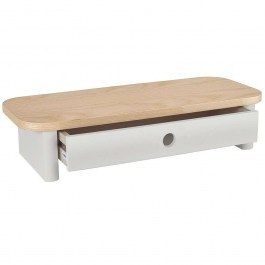 Monitor Stand With Drawer Jubi JUBIMS1D8 60x24x13cm Natural-Pearl Grey NATURAL-GREY