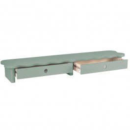 Monitor Stand With Drawers Flower FLOWERMS2D17 109x24x13cm Sage Green SAGE GREEN