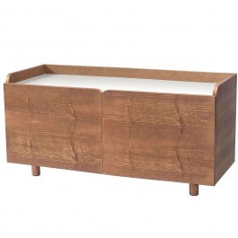 Έπιπλο Τηλεόρασης Dabi DABITV1 110x42x55cm Oak-White OAK