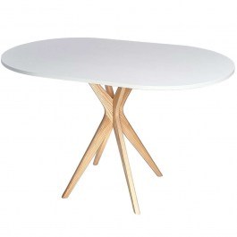 Table Jubi JUBITOV1 100x75x73cm Natural-White NATURAL-WHITE