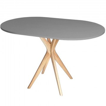 Table Jubi JUBITOV6 100x75x73cm Natural-Concrete
