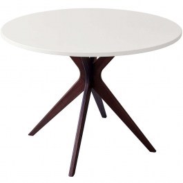 Τραπέζι Jubi Bold JUBIBOLDTROWAL1 100x73cm Walnut-White WALNUT-WHITE