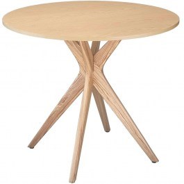 Τραπέζι Jubi JUBITLRONAT Φ90x73cm Natural NATURAL