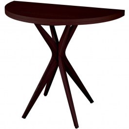 Extendable Table Jubi JUBITEXHRWAL D90x75cm Walnut WALNUT