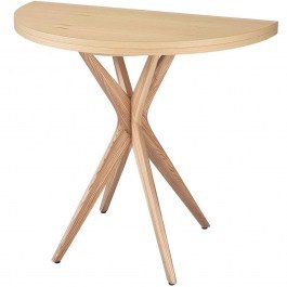 Extendable Table Jubi JUBITEXHRNAT D90x75cm Natural NATURAL