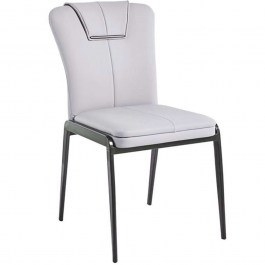Chair Andria ΕΜ716,4 47x60x86cm Light Grey GREY