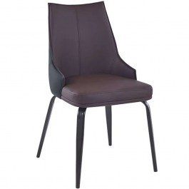 Chair Nora ΕΜ174,1 47x57x83cm Brown BROWN