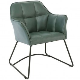 Armchair Polly ΕΜ719,1 67x64x82cm Olive-Black OLIVE