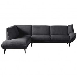 Corner Sofa (Right Corner) Emerald Ε9419,31 274x203x88cm Anthracite ANTHRACITE