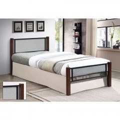 Bed Net (For Mattress 90x190cm) Ε8048 95x200x81cm Walnut-Black