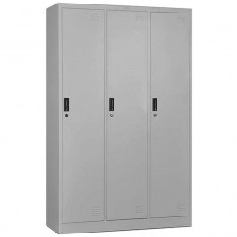 Φοριαμός 3 Θέσεων Ε6005,1 115x45x185cm Grey GREY