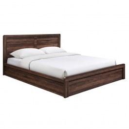 Caliber Double Bed (For Mattress 150x200cm) E73862.2 158x210x100cm Walnut WALNUT