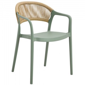 Πολυθρόνα Donna Ε3150,2 57x55x79cm Natural-Green