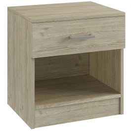 Bedside Table with 1 Drawer LIFE-W E757.2 45x35x47cm Natural NATURAL