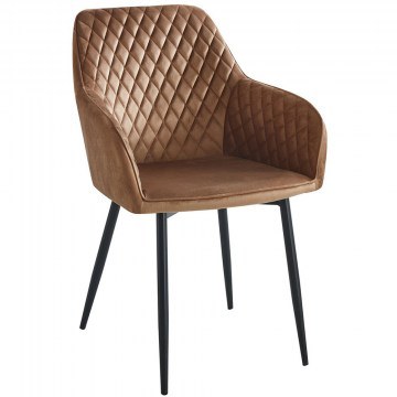 Πολυθρόνα Lila ΕΜ7851,3 56x60x81cm Black-Brown