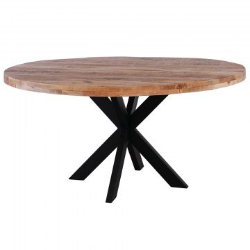 Τραπέζι Lizard ΕΑ7055 150x78cm Natural-Black