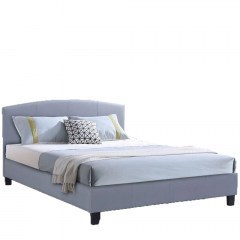 Bed Odeon E8806,21 158x215x94cm Grey