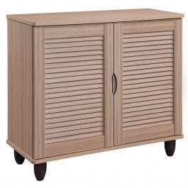 Shoe Cabinet 2 Doors E83720.2 77x33x70cm Natural NATURAL
